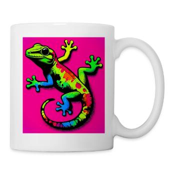 Gecko - Mug blanc - blanc - Droite