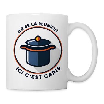 Reunion Island Pride Geschenkidee - Tasse - Weiß - Rechts