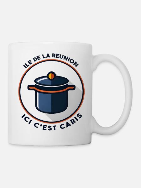 Reunion Island Pride Geschenkidee - Tasse - Weiß