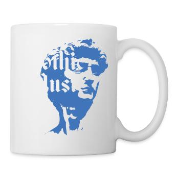Portrait musical gothique abstrait - Mug blanc - blanc - Droite