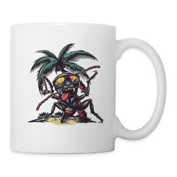 Vacances d’été Ant - Mug blanc - blanc - Droite