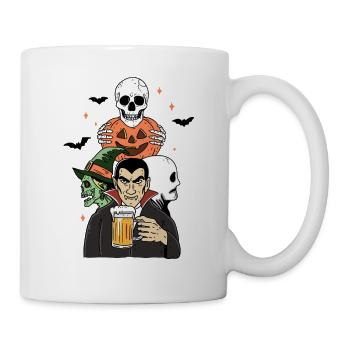 Ami effrayant - Mug blanc - blanc - Droite