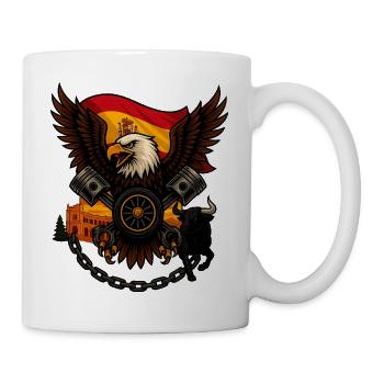 Eagle Rider – Strong Biker Spirit - Mug blanc - blanc - Droite