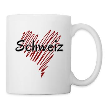 I love Switzerland, made in Switzerland - Mug - white - Right