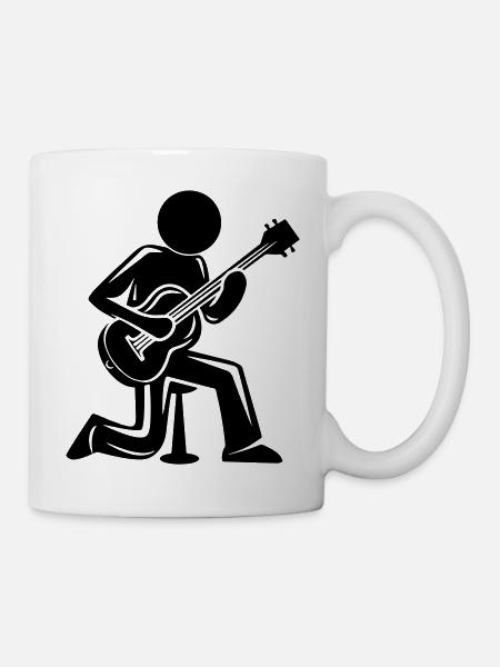 Guitarist Guitar Musician - Mug - white