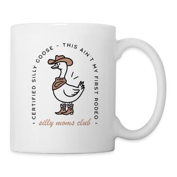 Dumme Gans Mütter Club lustig Mutter Land Western - Tasse - Weiß - Rechts