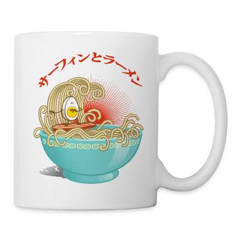 Surf and ramen - Mug - white - Right