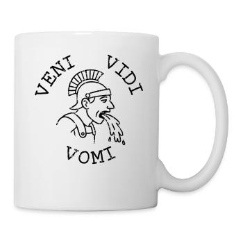 Veni vidi vomit - Mug - white - Right