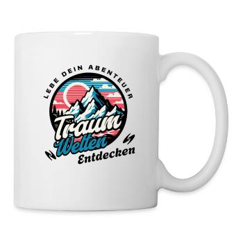 Trekking Découvrir les paysages de montagne - Mug blanc - blanc - Droite