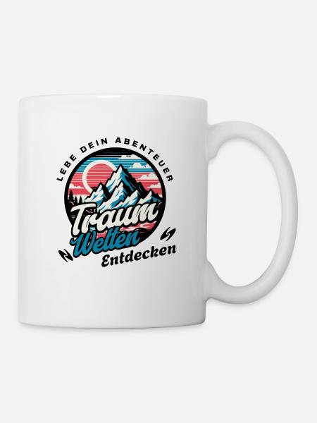 Trekking Discover mountain scenery - Mug - white