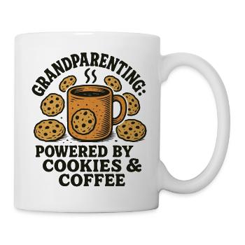 Grandparenting Coffee Cookie Illustration - Mug - white - Right