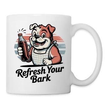 Refresh Your Bark Bulldog - Mug - white - Right