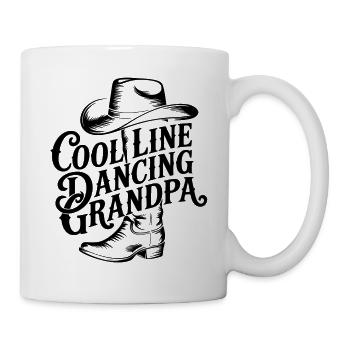 Line Dance Grandpa Cool Line Dance Grandpa - Mug - white - Right