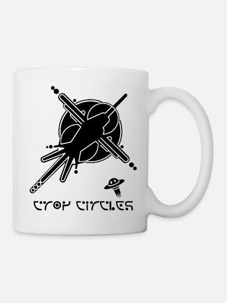 Crop Circle Graffiti Cosmique - Mug blanc - blanc