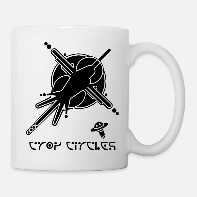 Crop Circle Graffiti Cosmique - Mug blanc - blanc