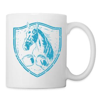 Pferd Boxer - Tasse - Weiß - Rechts