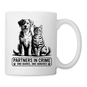 Dog and Cat Duo - Mug - white - Right