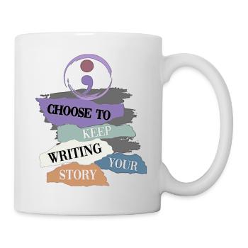 Inspirational Writing Motivation Tapestry - Mug - white - Right