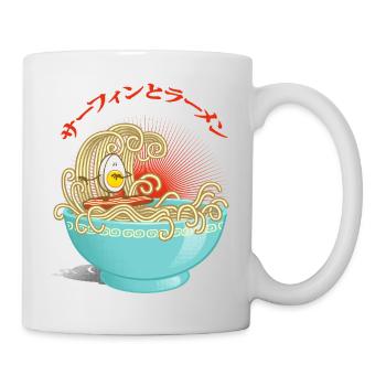 Surf and ramen - Mug - white - Right