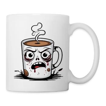 Zombie-Kaffeetasse - Tasse - Weiß - Rechts