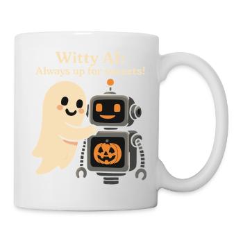 Witty AI: Always up for sweets! - Mug - white - Right