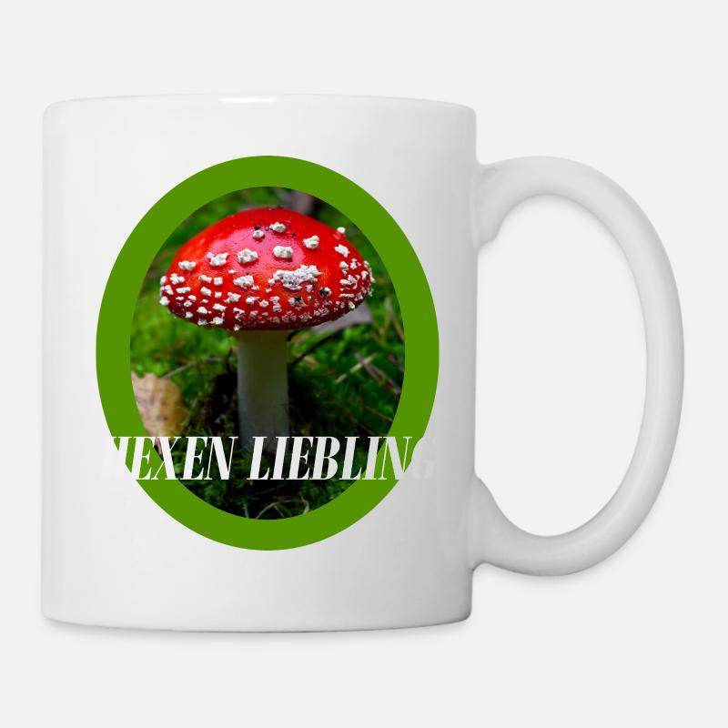 Fliegenpilz Design  - Tasse - Weiß