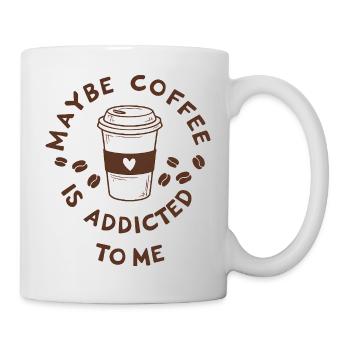 Citation amusante de l’amateur de café - Mug blanc - blanc - Droite
