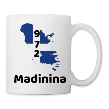 Madinina Island 972 mit Flagge - Aufkleber - Tasse - Weiß - Rechts
