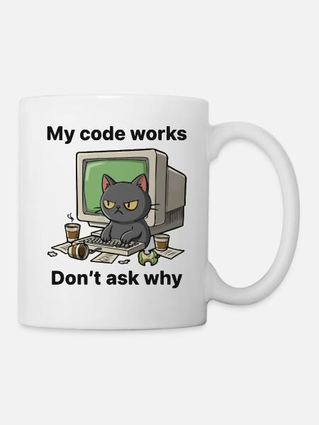 Mein Code funktioniert Frag nicht warum - Tasse - Weiß