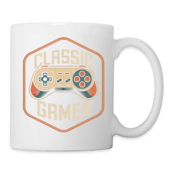 Classic Gamer Retro Controller Nostalgie - Tasse - Weiß - Rechts