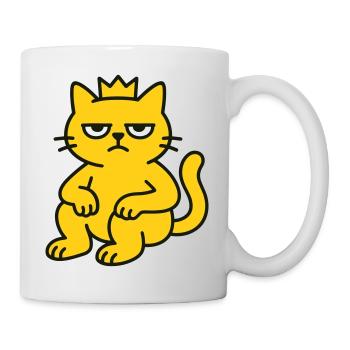 Roi des chats - Mug blanc - blanc - Droite