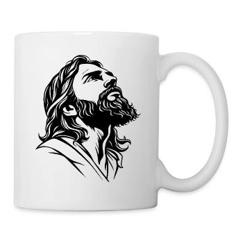 Illustration de Jésus-Christ - Mug blanc - blanc - Droite