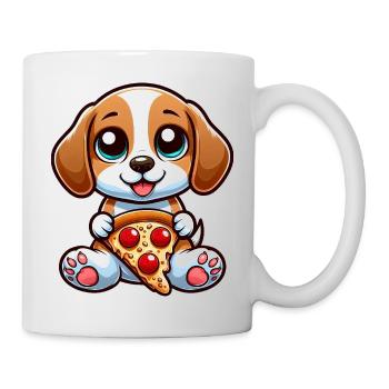 Sweet Beagle avec Melon Fruité Design d’été - Mug blanc - blanc - Droite
