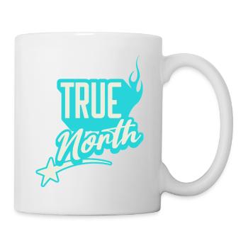 Conception graphique inspirante du Grand Nord - Mug blanc - blanc - Droite