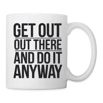 Motivational Outdoor Adventure Quote - Mug - white - Right