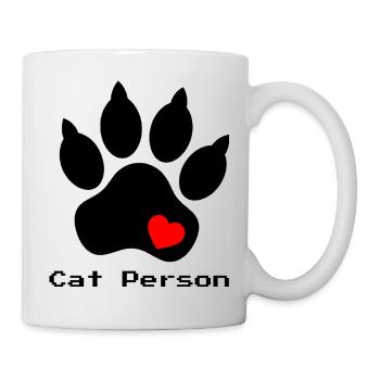 Dog Paw with Heart Utility Design - Mug - white - Right