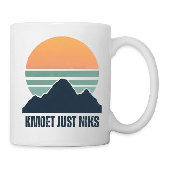 Kmoet just nothing, Dialecte anversois Chemises - Mug blanc - blanc - Droite