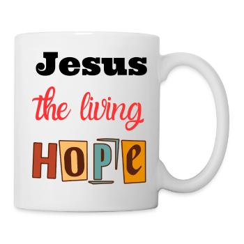 Joie de vivre Hope Design - Mug blanc - blanc - Droite