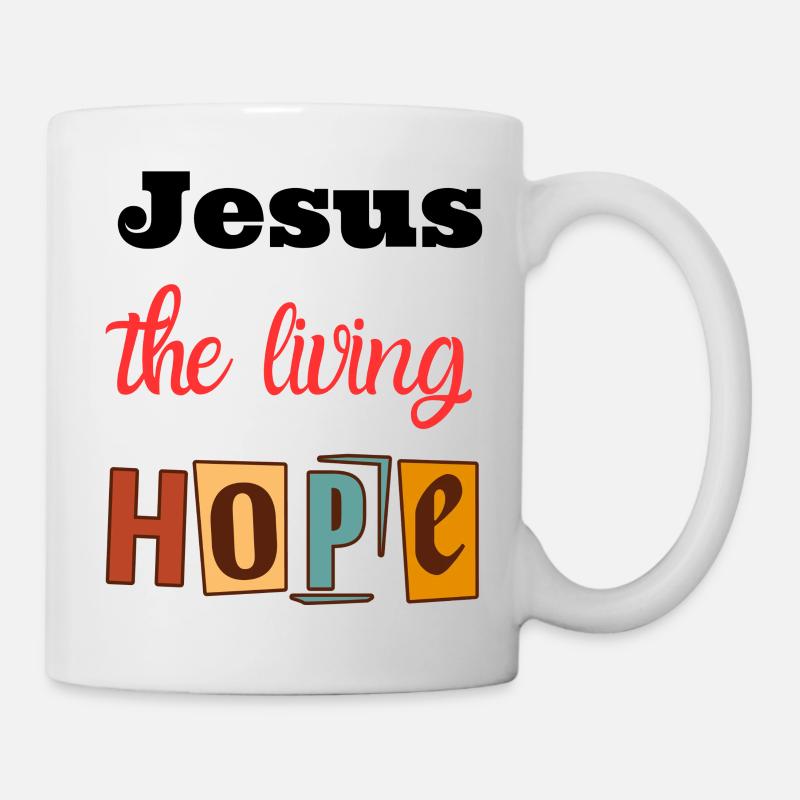 Joie de vivre Hope Design - Mug - white