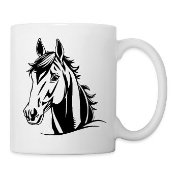 Horse Horses Gift - Mug - white - Right