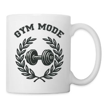Gym Mode Hantel  - Tasse - Weiß - Rechts