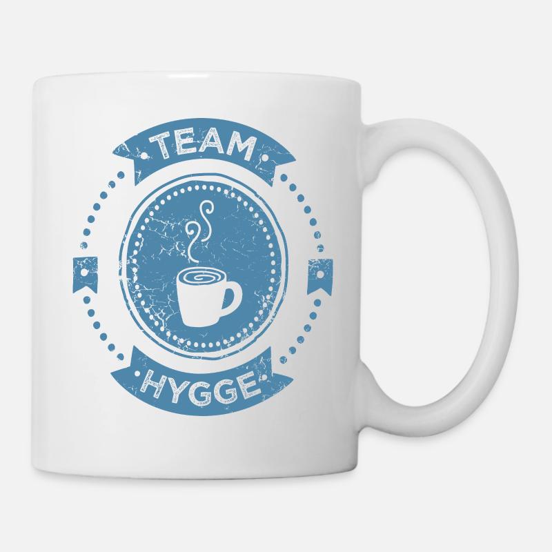 Team Hygge hyggelig - Kop/krus - hvid