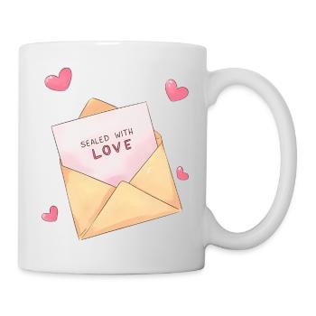 Anime Brief Herz – Sealed with Love Xmas - Tasse - Weiß - Rechts