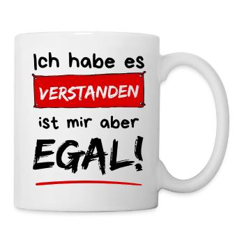 J’ai compris. Mais je m’en fiche ! - Mug blanc - blanc - Droite