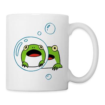 Frosch-Manga - Tasse - Weiß - Rechts