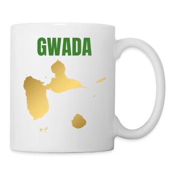GWADA Golden Map West Indies T-shirt - Mug - white - Right
