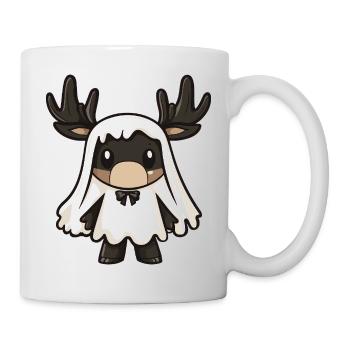 Moose Halloween Ghost - Mug - white - Right
