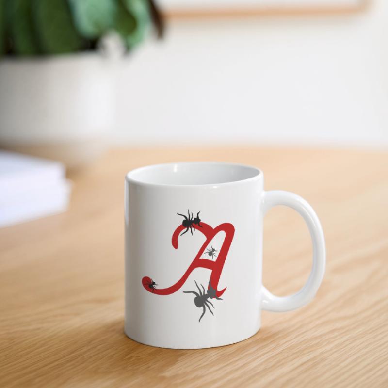 Buchstabe A Initiale Tasse