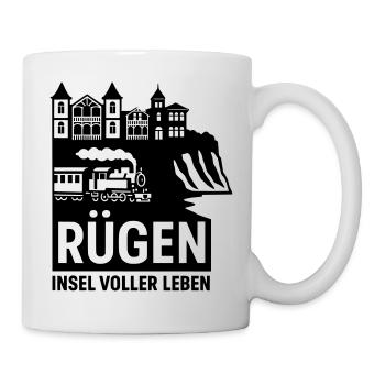 Rügen Island full of life - Mug - white - Right