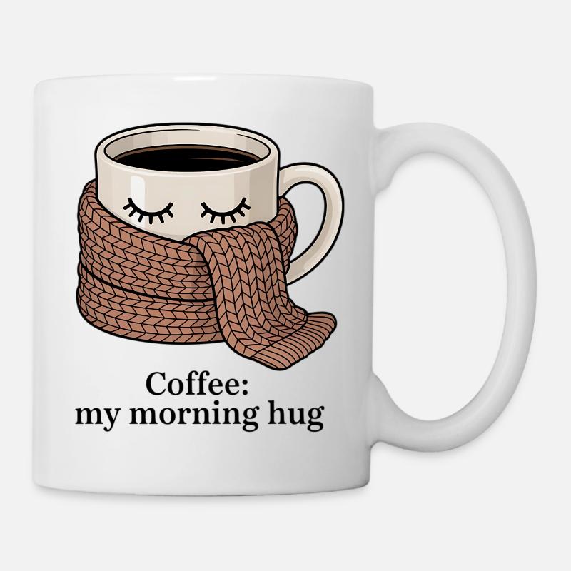 Hot mug own scarf - Mug - white
